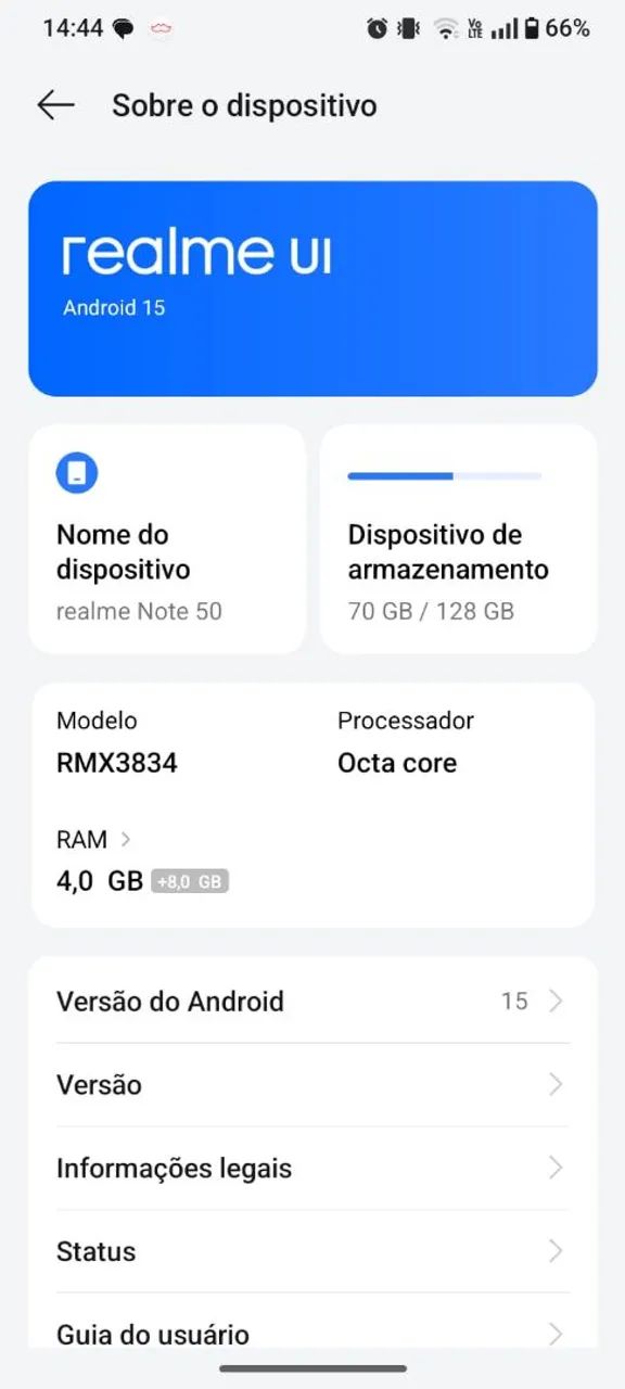 Realme Note 50 na caixa  - Foto 5