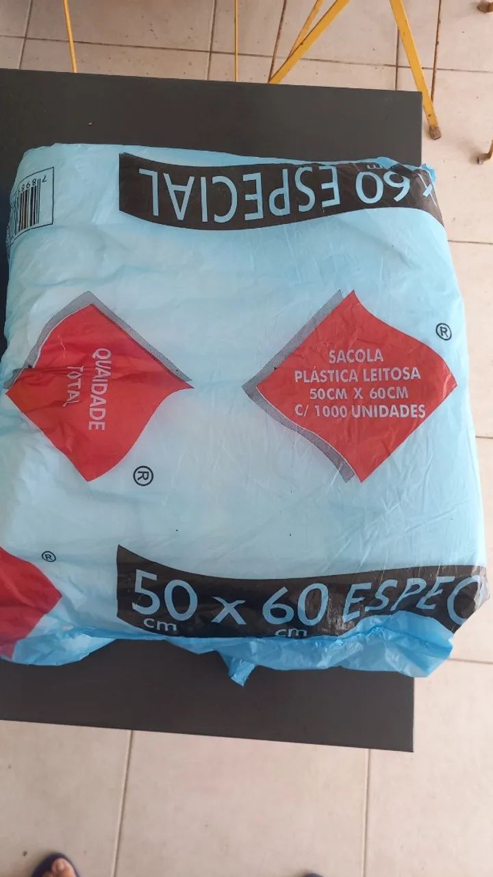 Sacolas Brancas 3 Tamanhos. Cada Pacote com 1000 unidades. - Foto 3