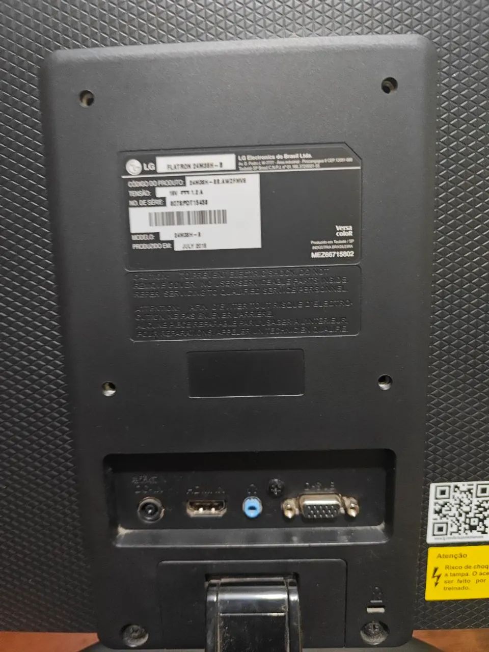 Monitor LG 23,6 polegadas Led HD 24M38H-B - Foto 2