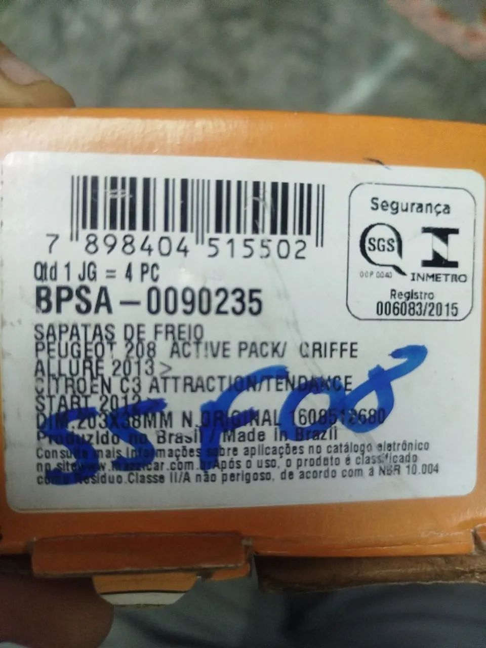 Sapata de freio  - Foto 2