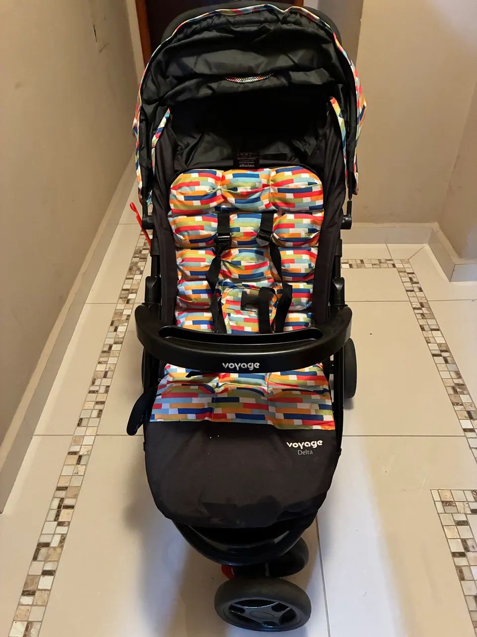 Carrinho De Passeio Para Bebê Delta Colorê Voyage - Foto 3