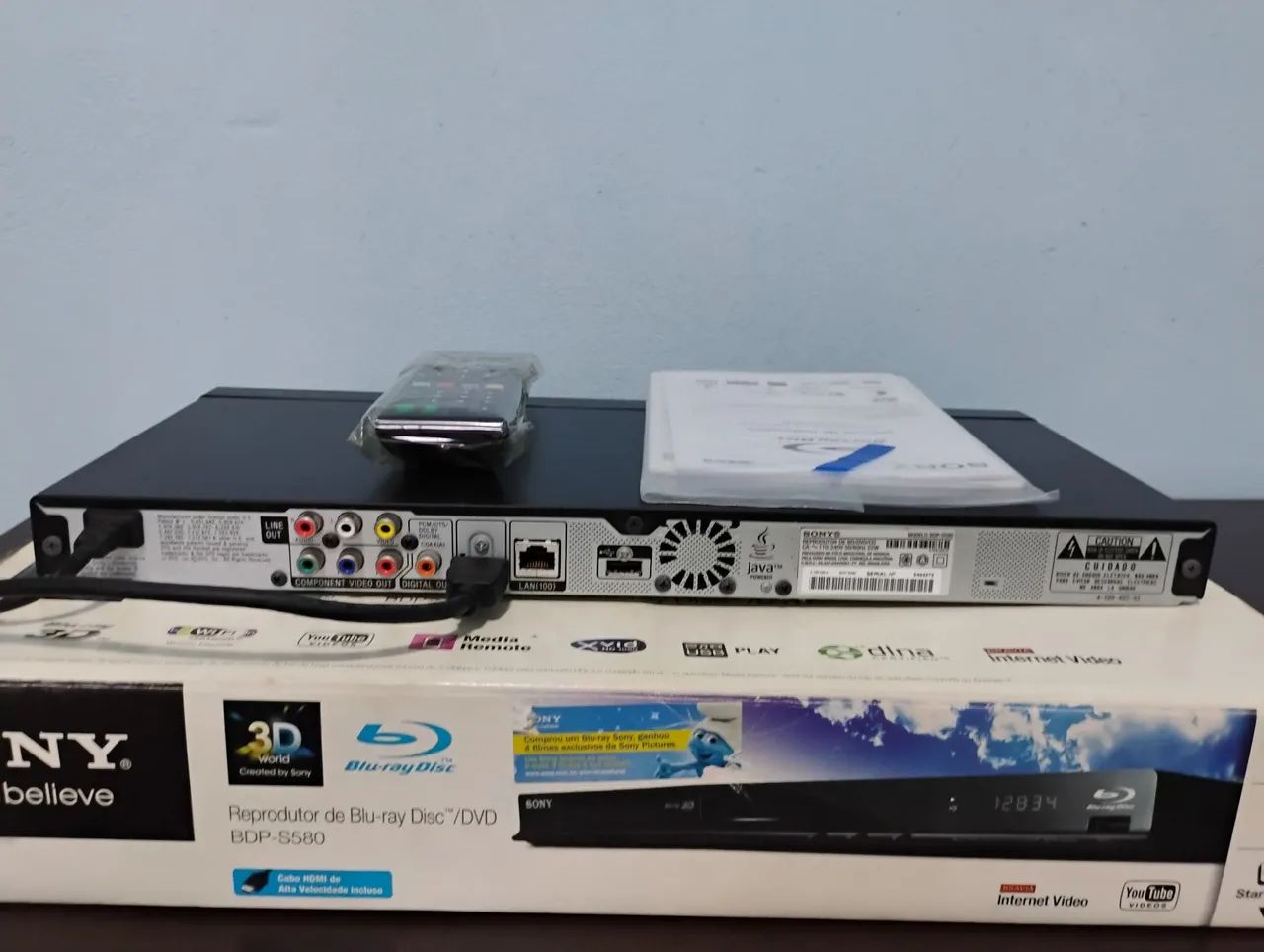 Sony Blu-ray BDP-S580 Todo perfeito - Foto 3