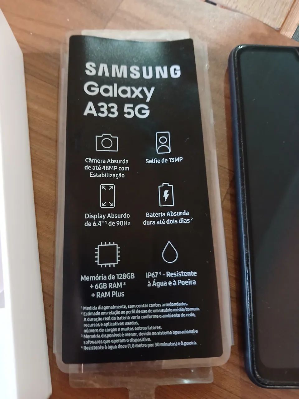 SAMSUNG A33 5G 128GB 6GB RAM + RAM PLUS - Foto 2