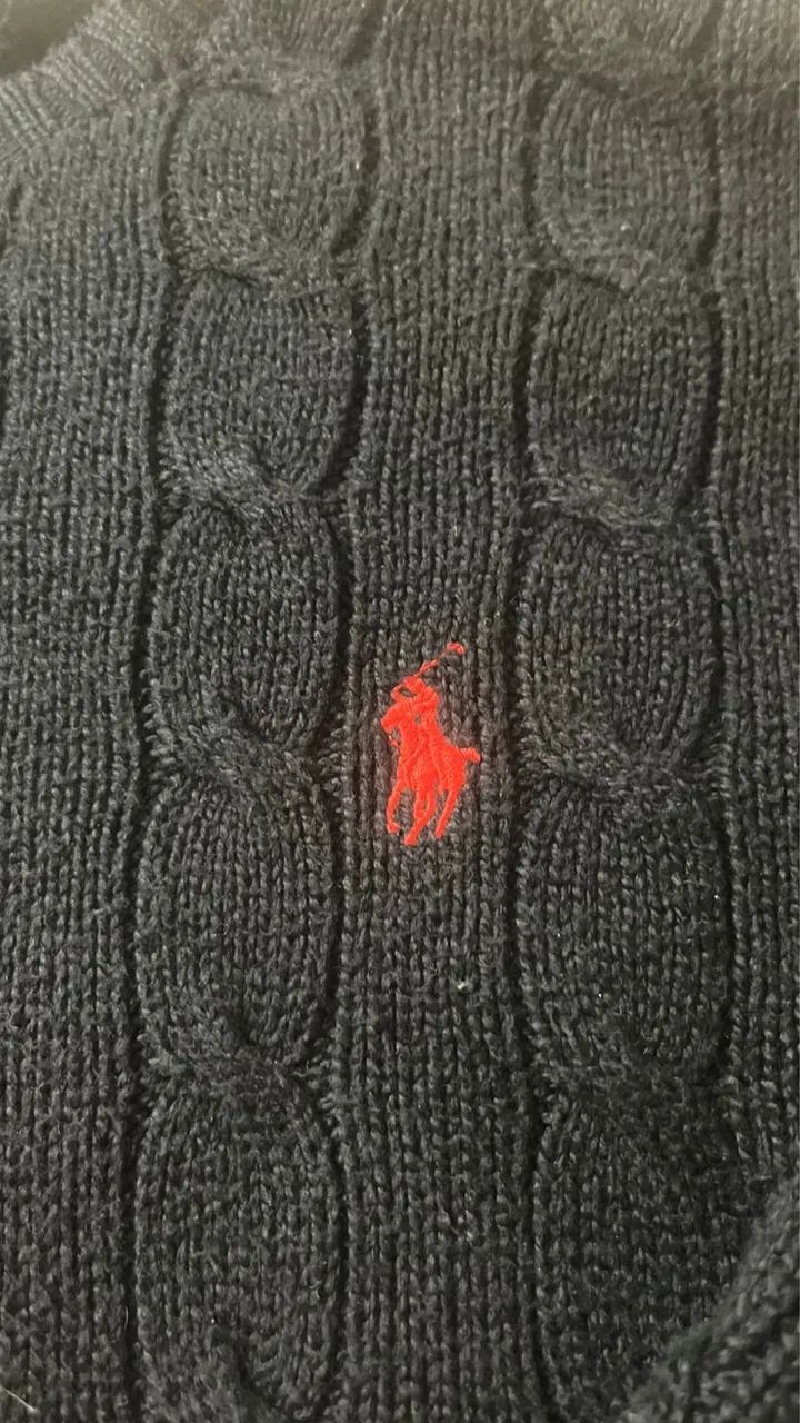 Suéter preto ralph lauren  - Foto 4