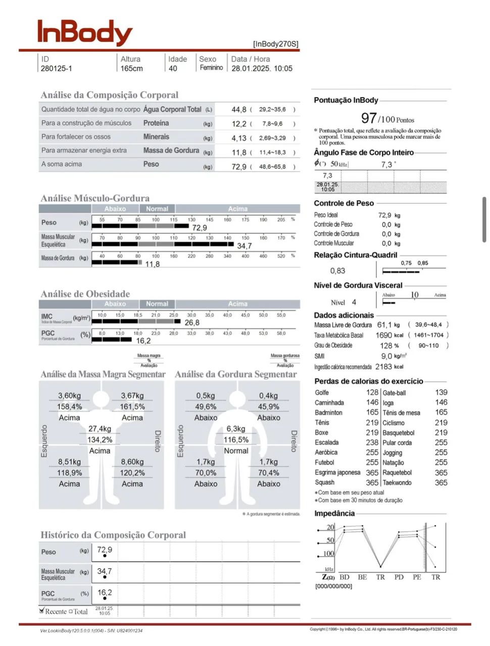 Bioimpedância Inbody 270 - Foto 4