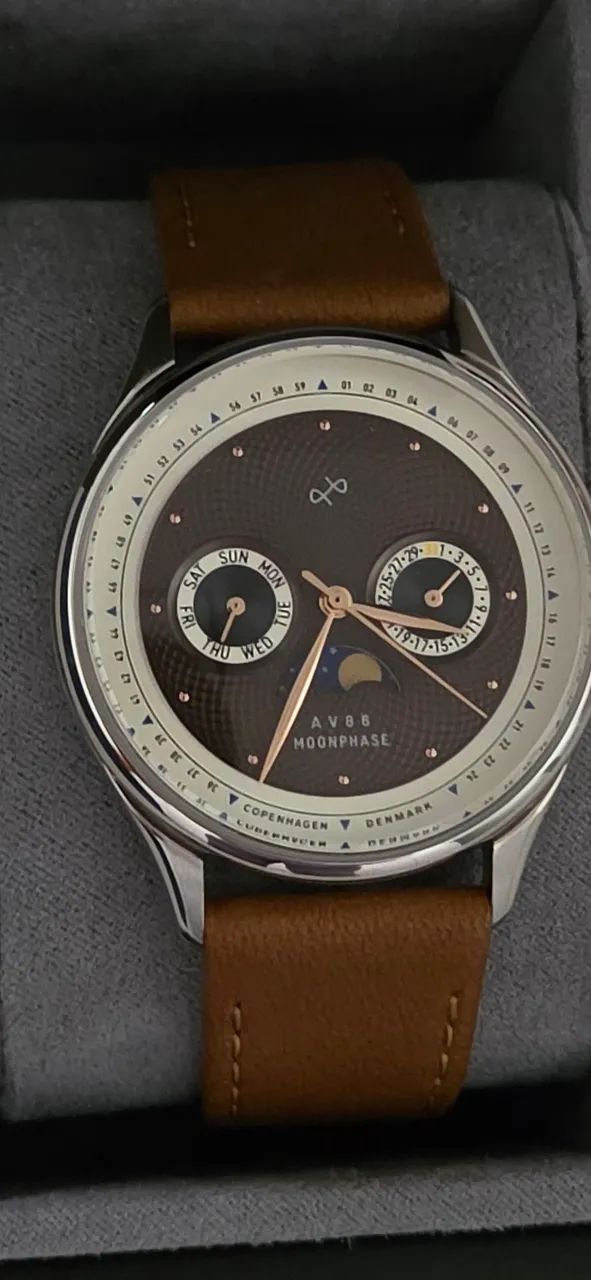 Relógio AV86 Moonphase Guilloché