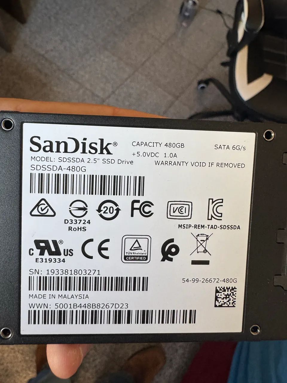 Ssd 480 gb sandisk440254885014415361