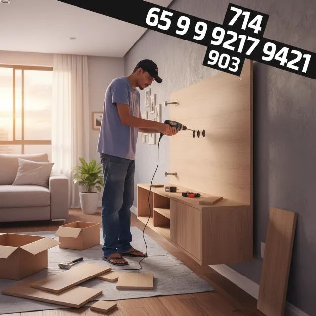 Montador de Móveis Faz Tudo Montagem e desmontagem Disponivel agora