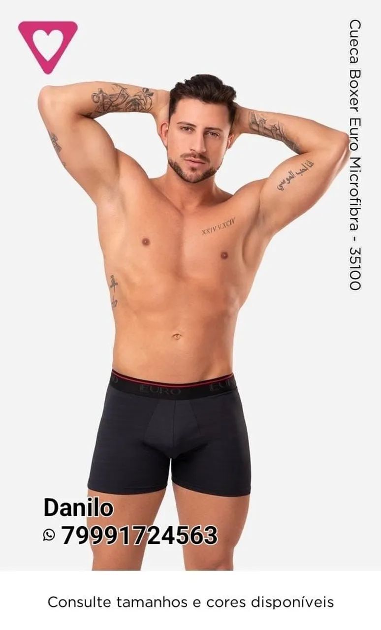 Cueca Boxer Euro Microfibra - Romance - Foto 2