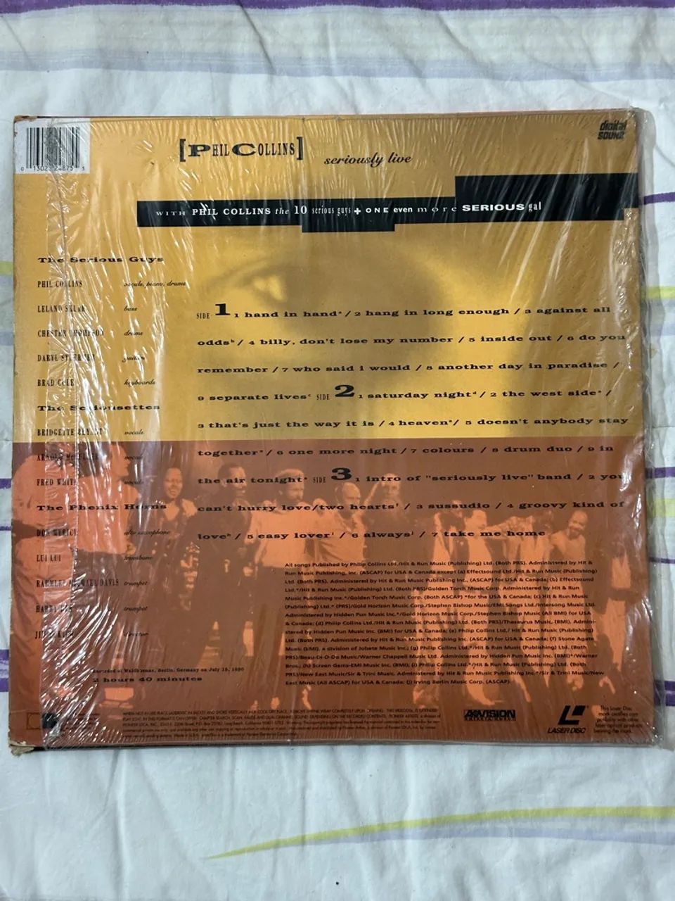 Laser Disc Phil Collins Seriously live - Foto 2