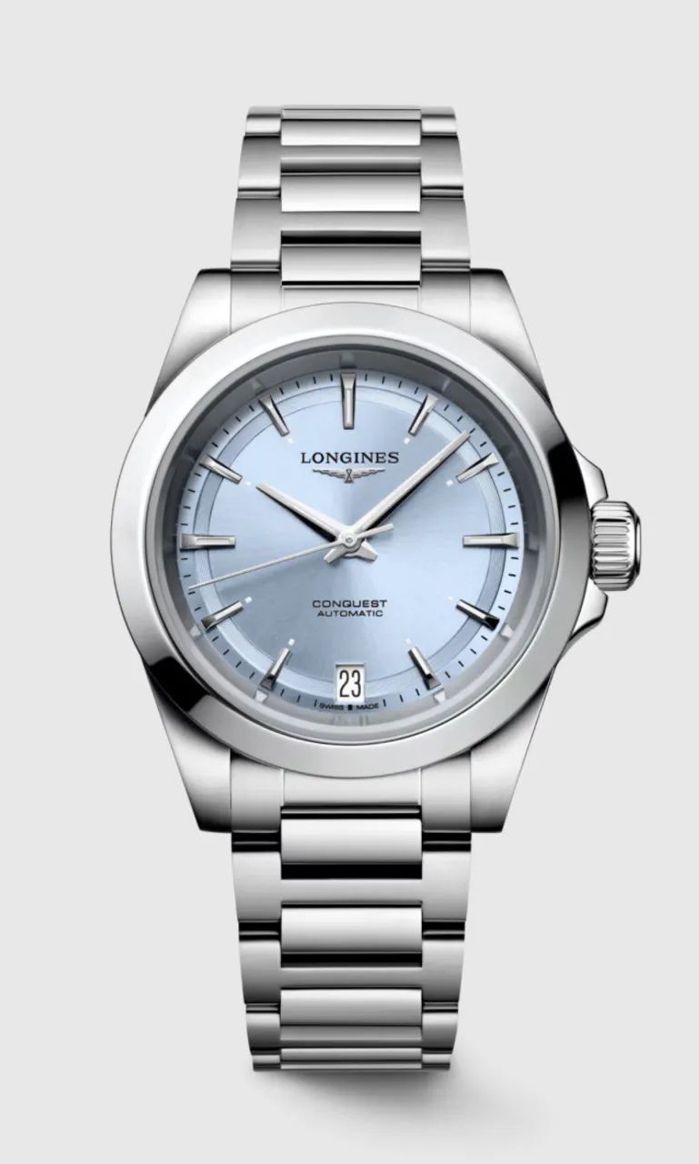 Longines Conquest Ice Blue 35mm Automático Linha Premium AAA+