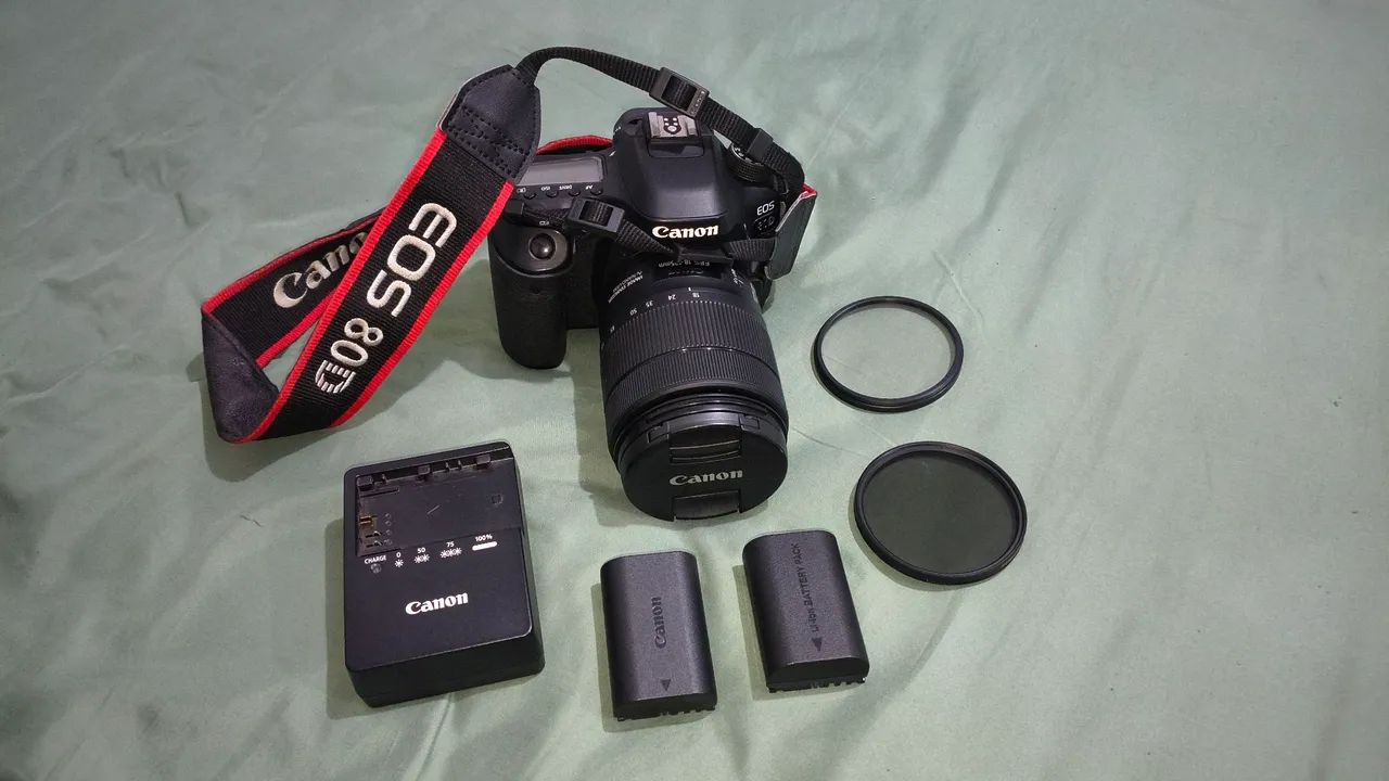 Câmera Canon 80D kit  - Foto 4