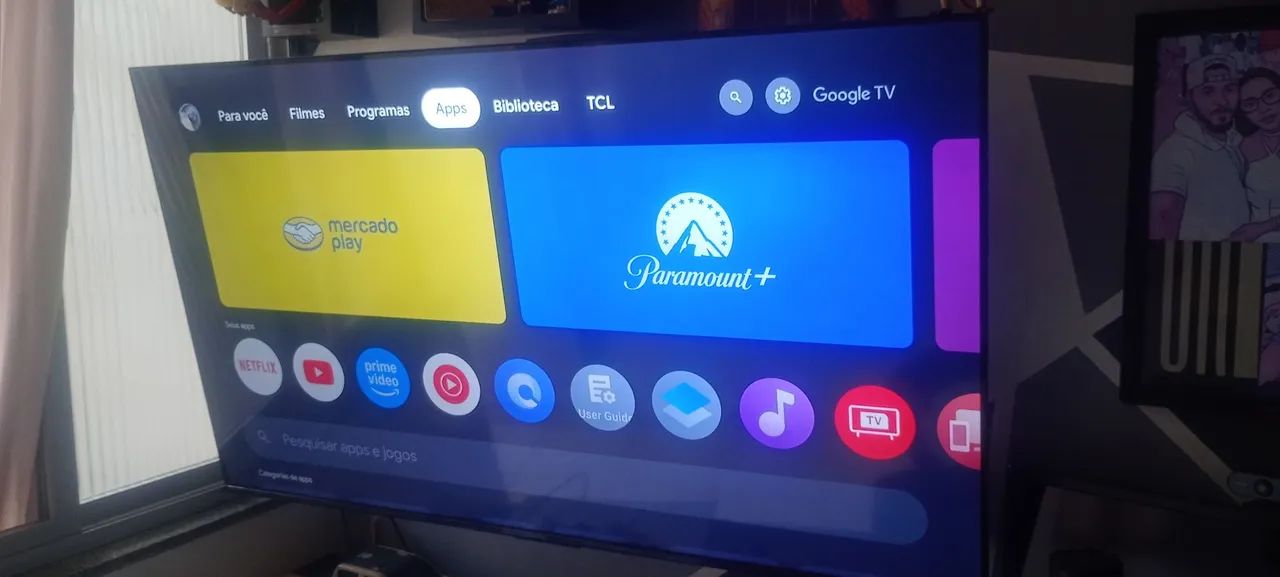 Smart TV 55 polegadas 4K - Foto 4