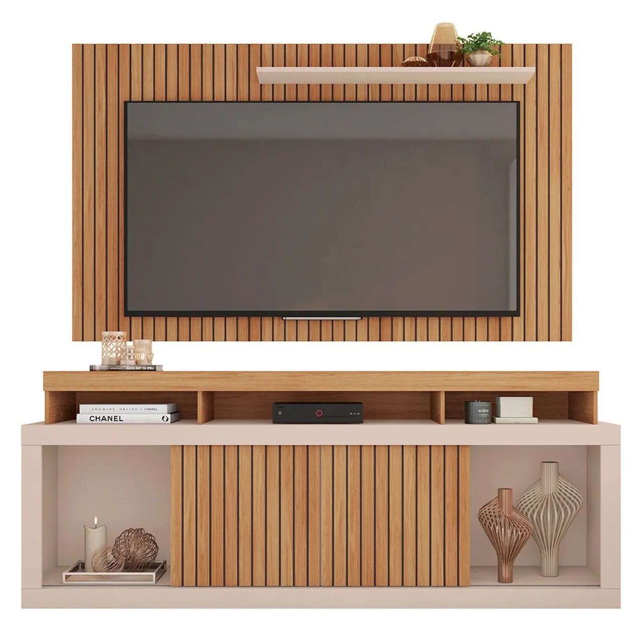 Rack com Painel para TV até 65 Polegadas Life Caemmun