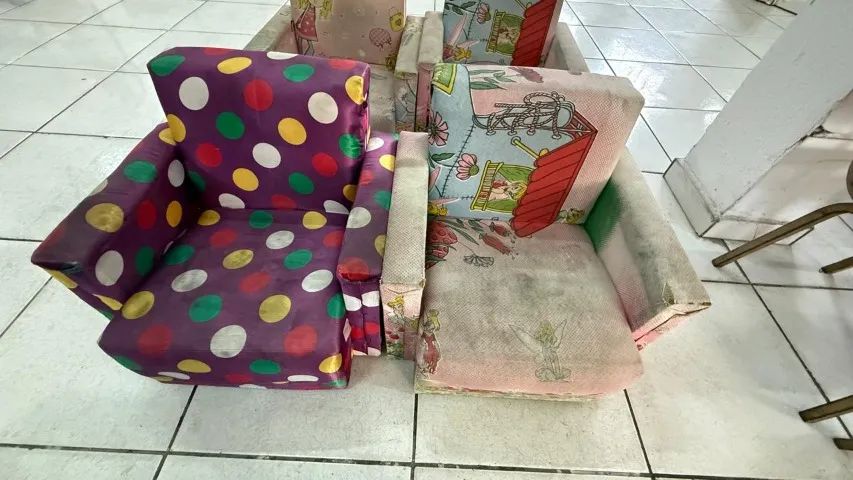 KIT 4 POLTRONA INFANTIL - USADAS - Foto 3