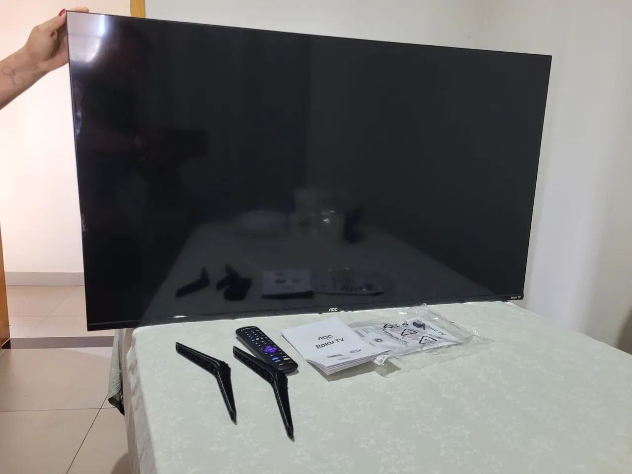 SmarTV AOC 50" LED para peças ou conserto - Foto 3