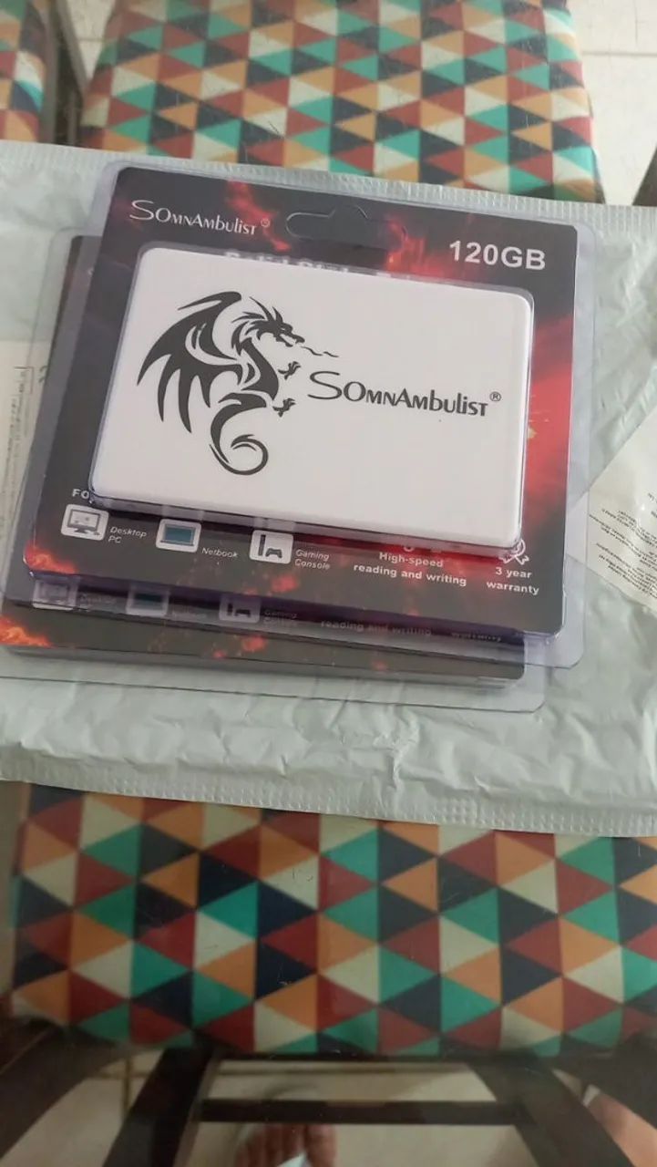 Ssd lacrado de 120G novo - Foto 4