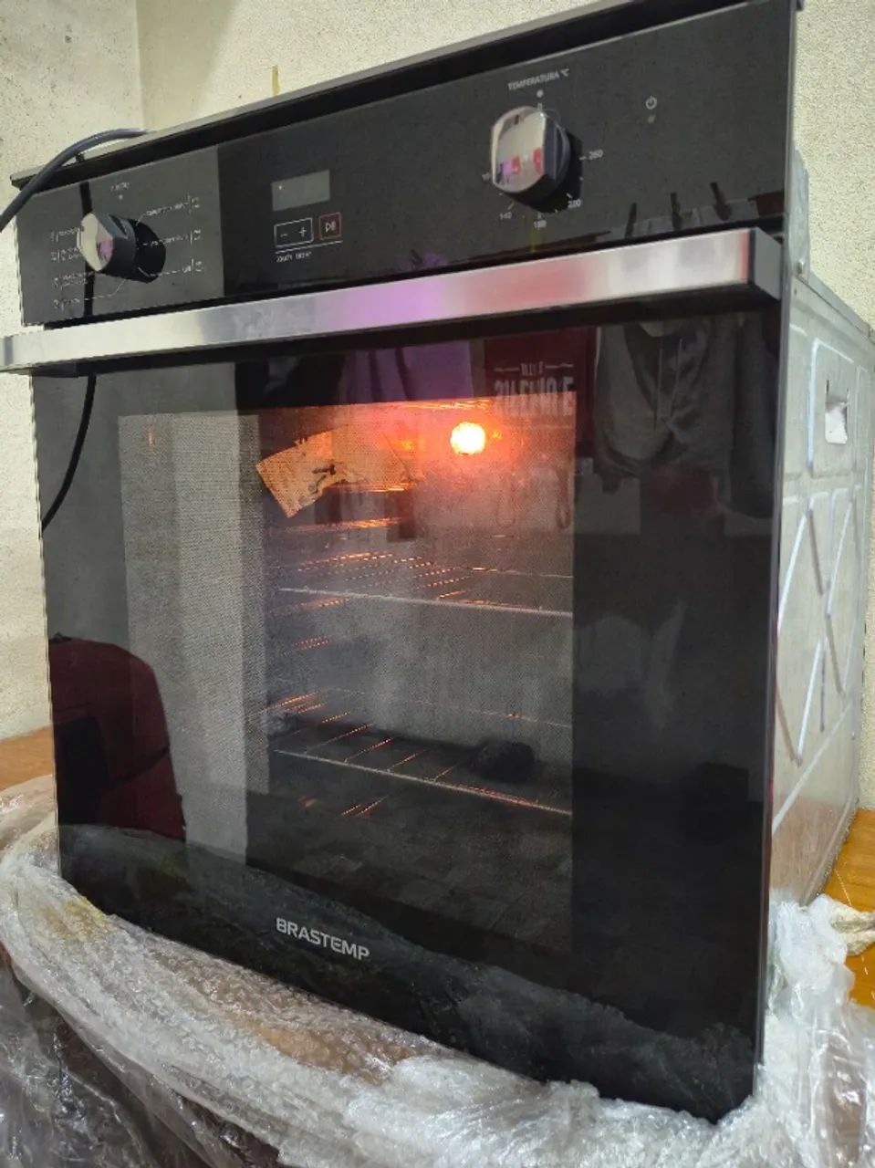 Forno De Embutir Elétrico 84 Litros Preto Brastemp - Foto 6