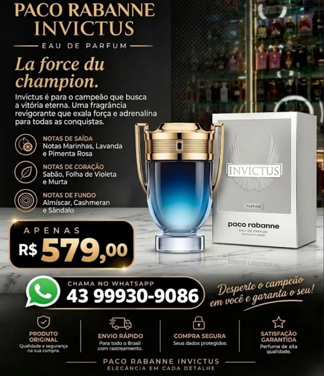 Paco Rabanne - Invictus Parfum 