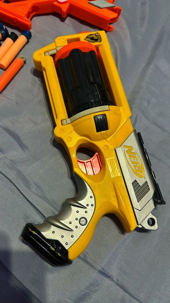 Nerf Falconfire + Nerf Maverick Rev-6 lançadores de brinquedo