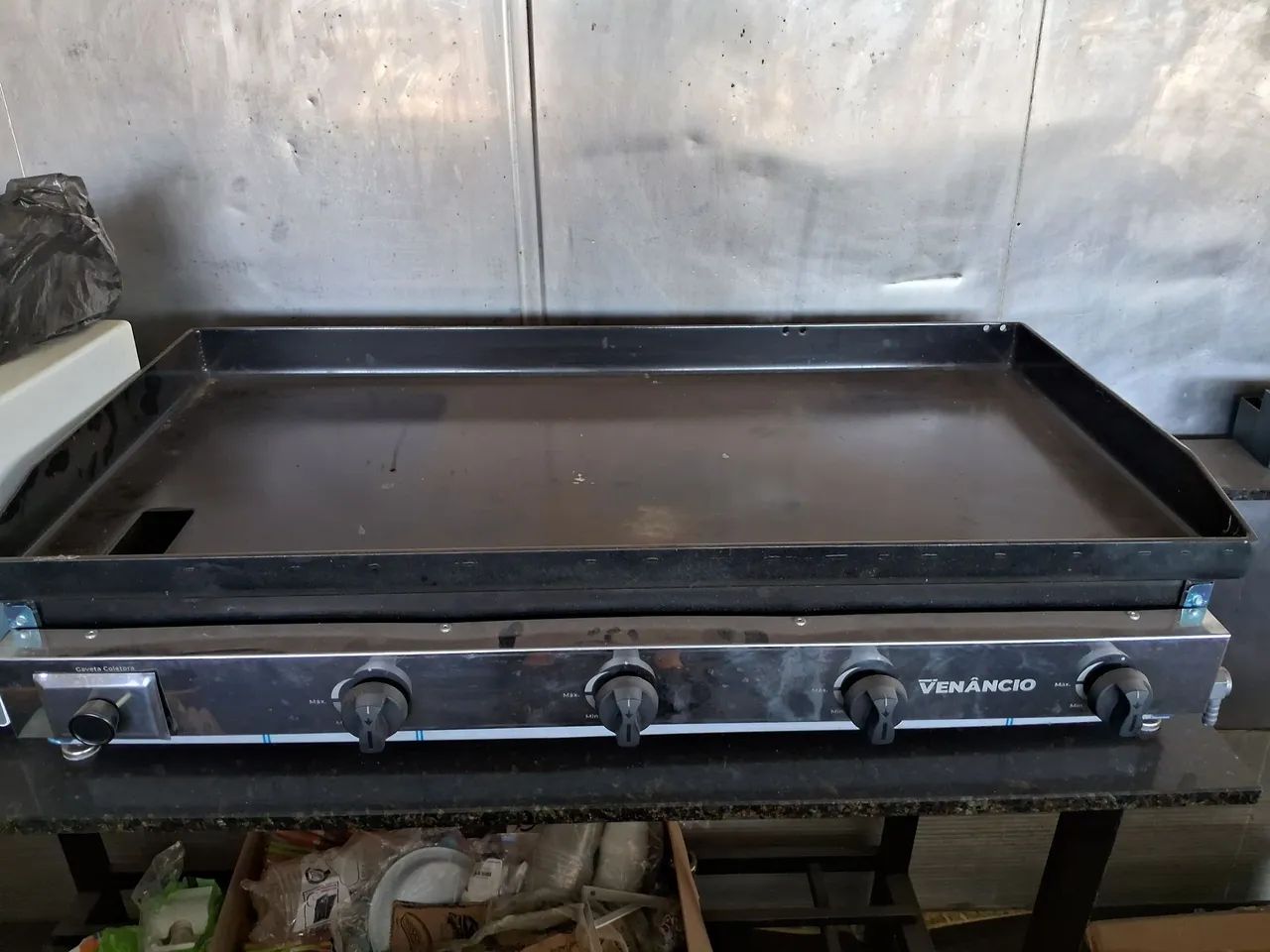 CHAPA DE LANCHE PROFISSIONAL VENÂNCIO. NUNCA USADA