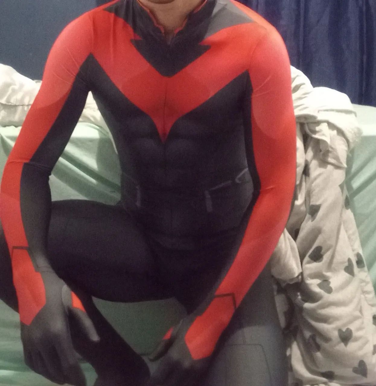 FANTASIA ASA NOTURNA COSPLAY NIGHTWING  - Foto 2