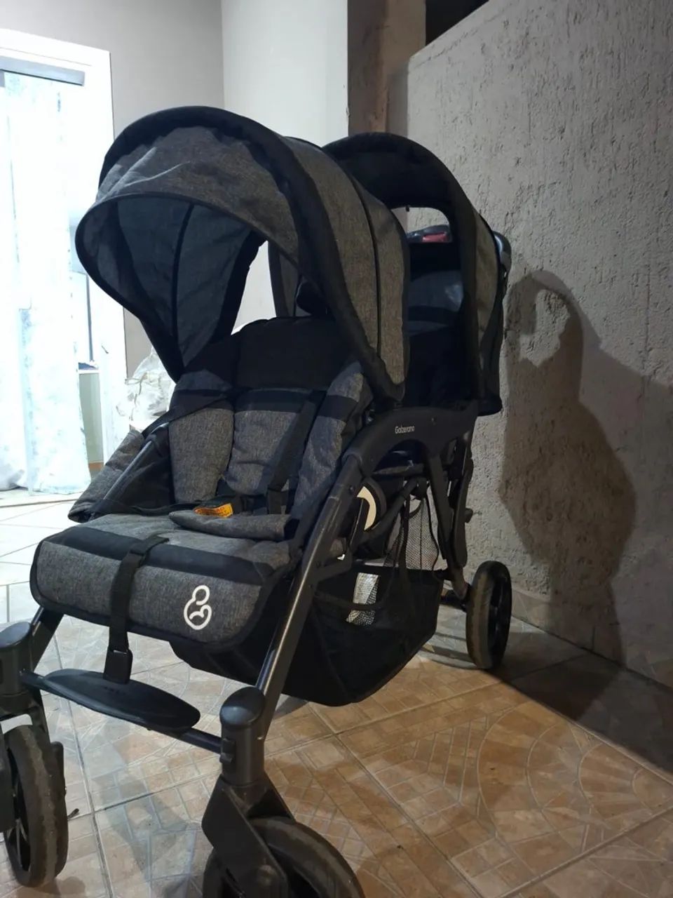 Carrinho de bebê duplo  - Foto 3