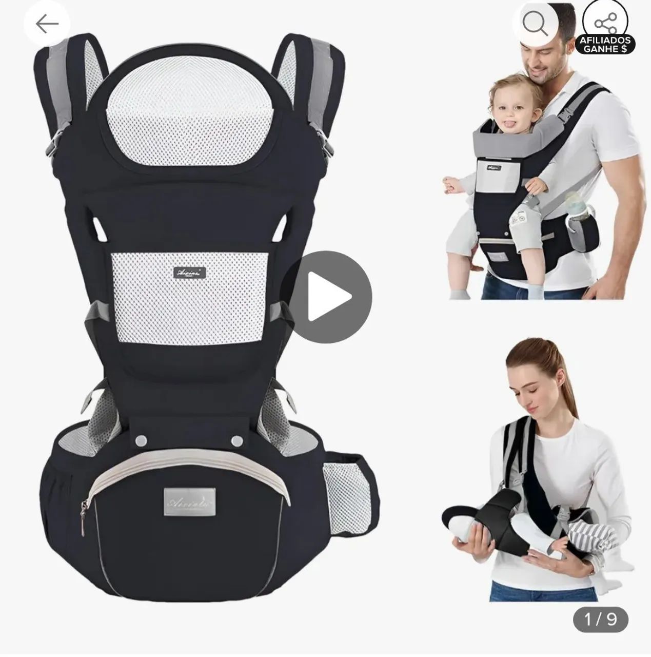 Canguro pra bebe
