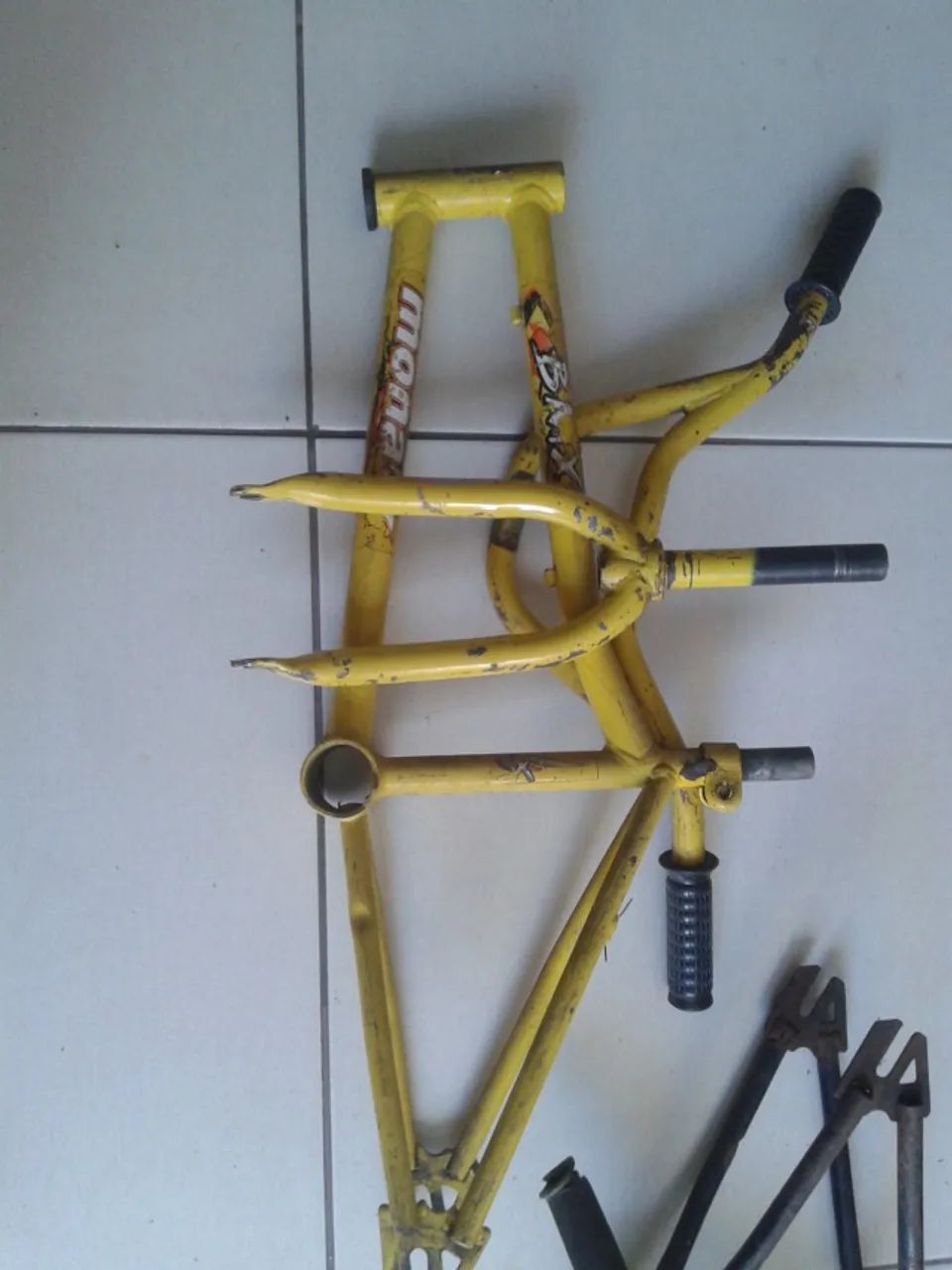 QUADRO GARFO GUIDAO MONARK BMX 16 - Foto 2