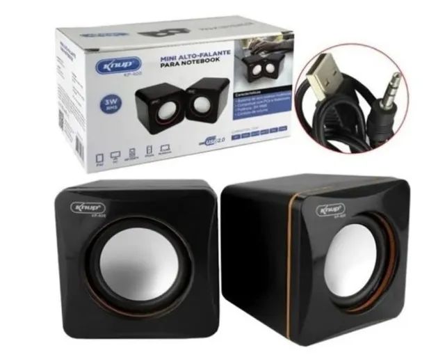Caixa de som PC 3w KNUP KP-600