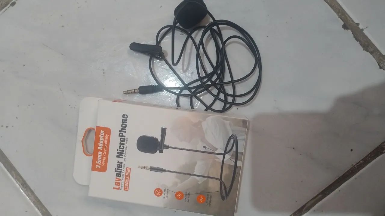 Microfone de Lapela Lavalier - Foto 2