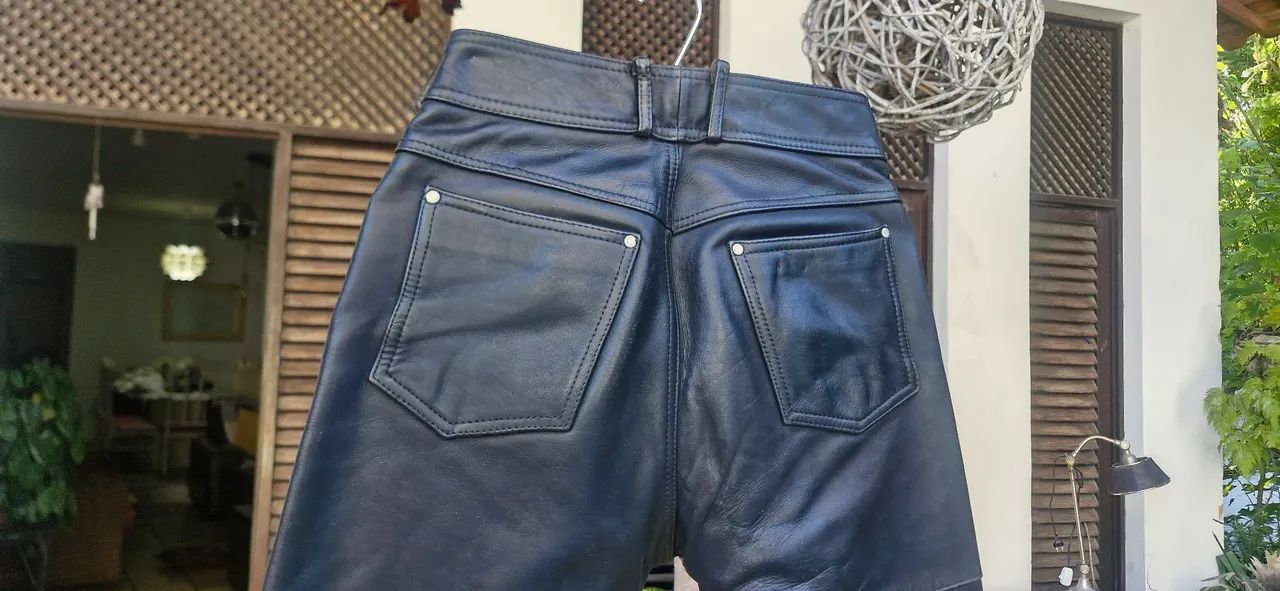 Calça moto de couro Hein Gericke - Foto 4