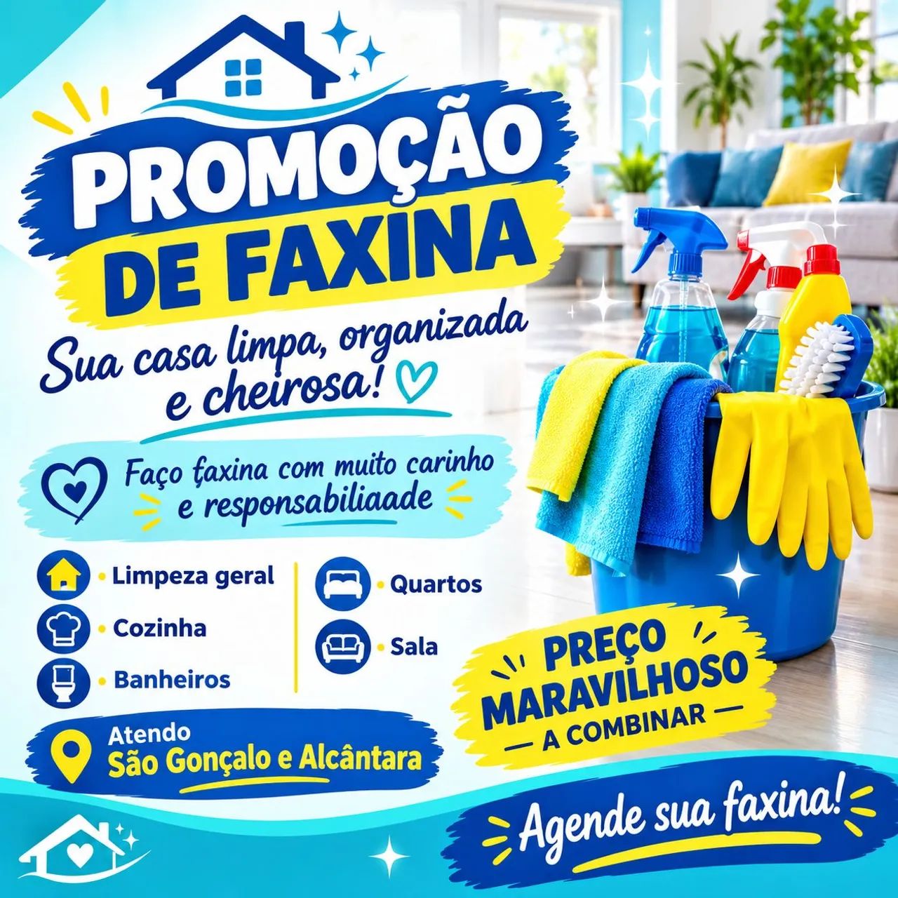 Faço faxina 