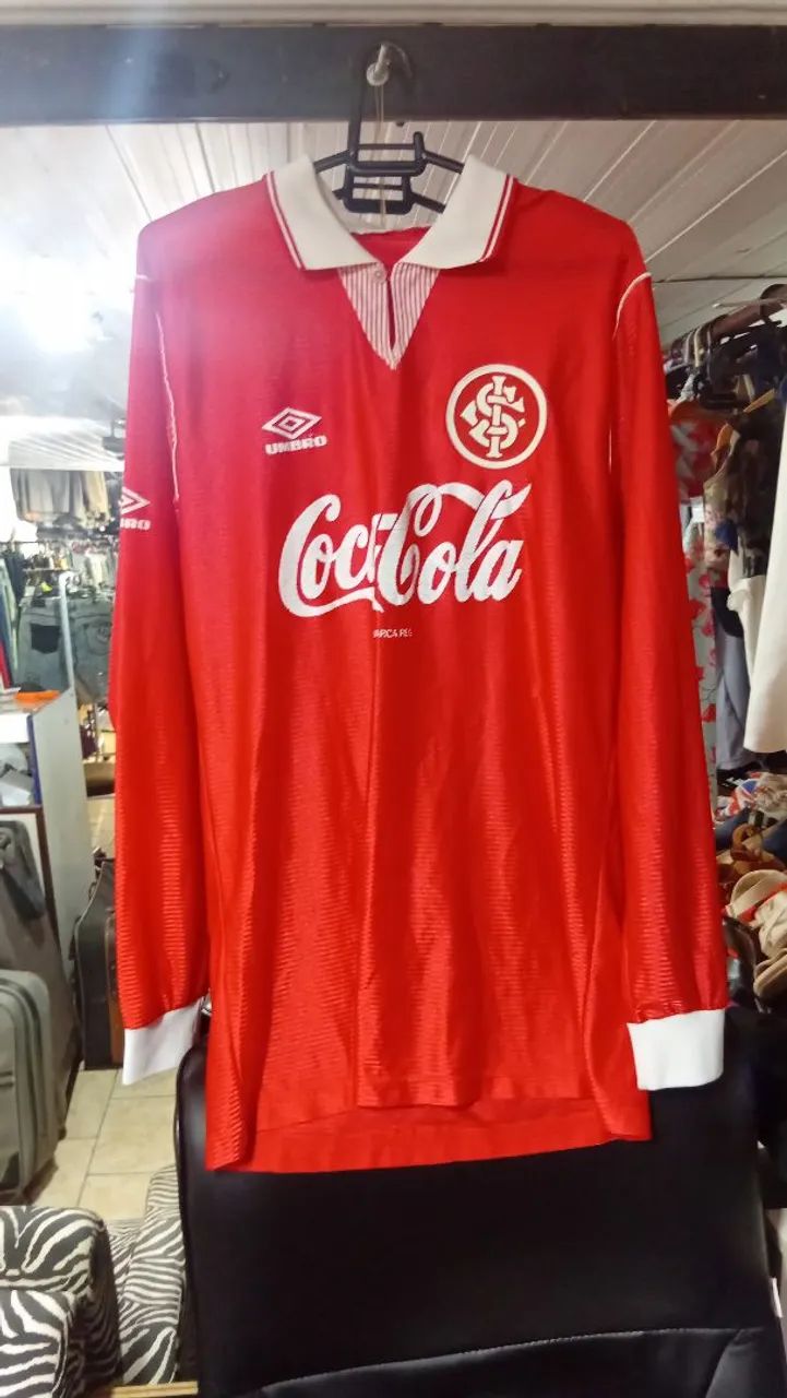 Camisa internacional 1992/93 modelo jogador - Foto 2