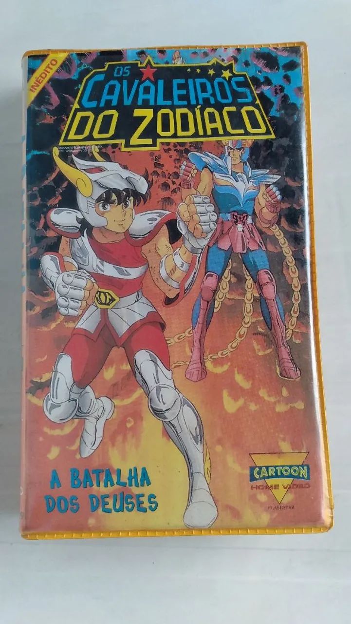 Fita vhs original cavaleiros do zodíaco - DVD, Blu-Ray e Vídeo