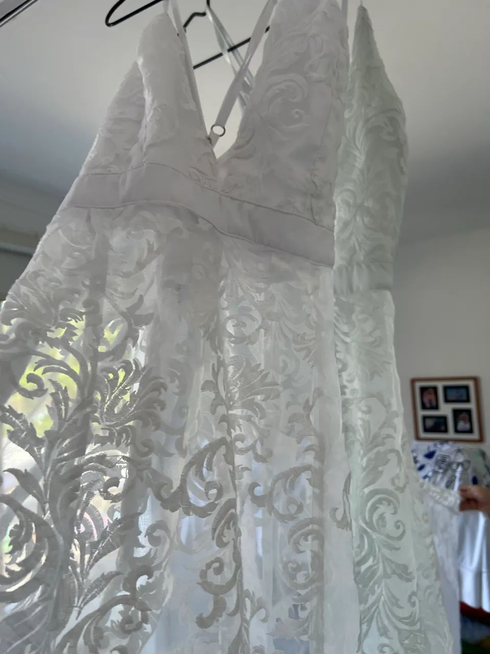 Imperdível vestido longo todo rendado  - Foto 4