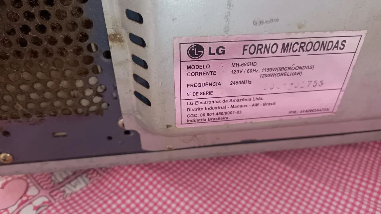 Microondas LG 35 litros  - Foto 5