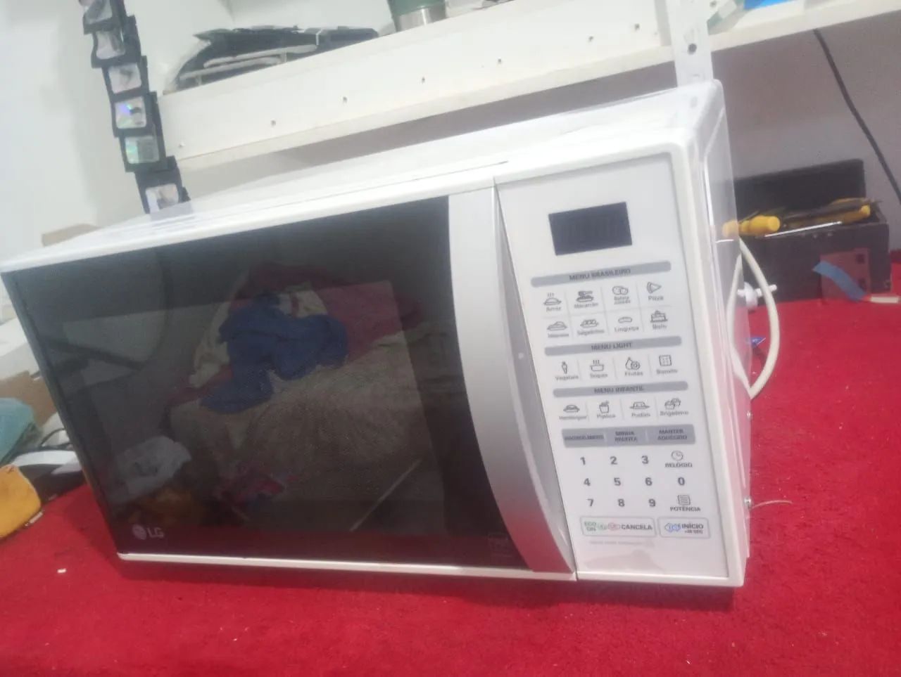 Microondas LG branco
