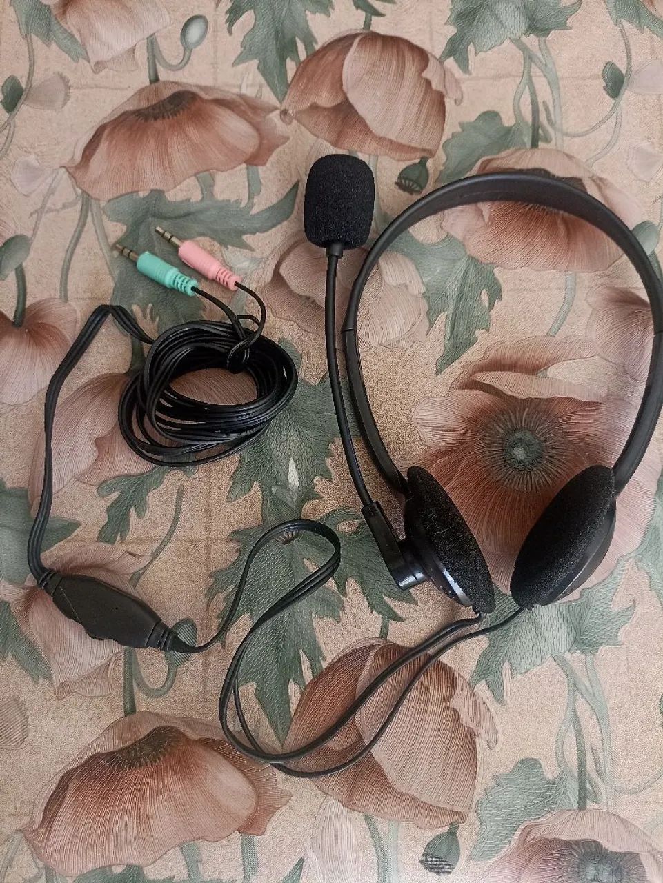 Fone headset c/microfone pto - Foto 2
