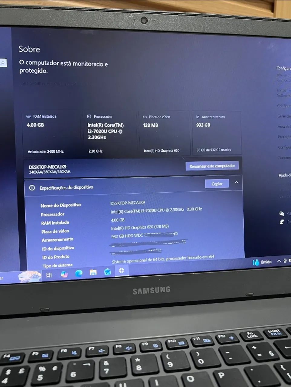 Notebook Samsung Intel core i3 - Foto 2