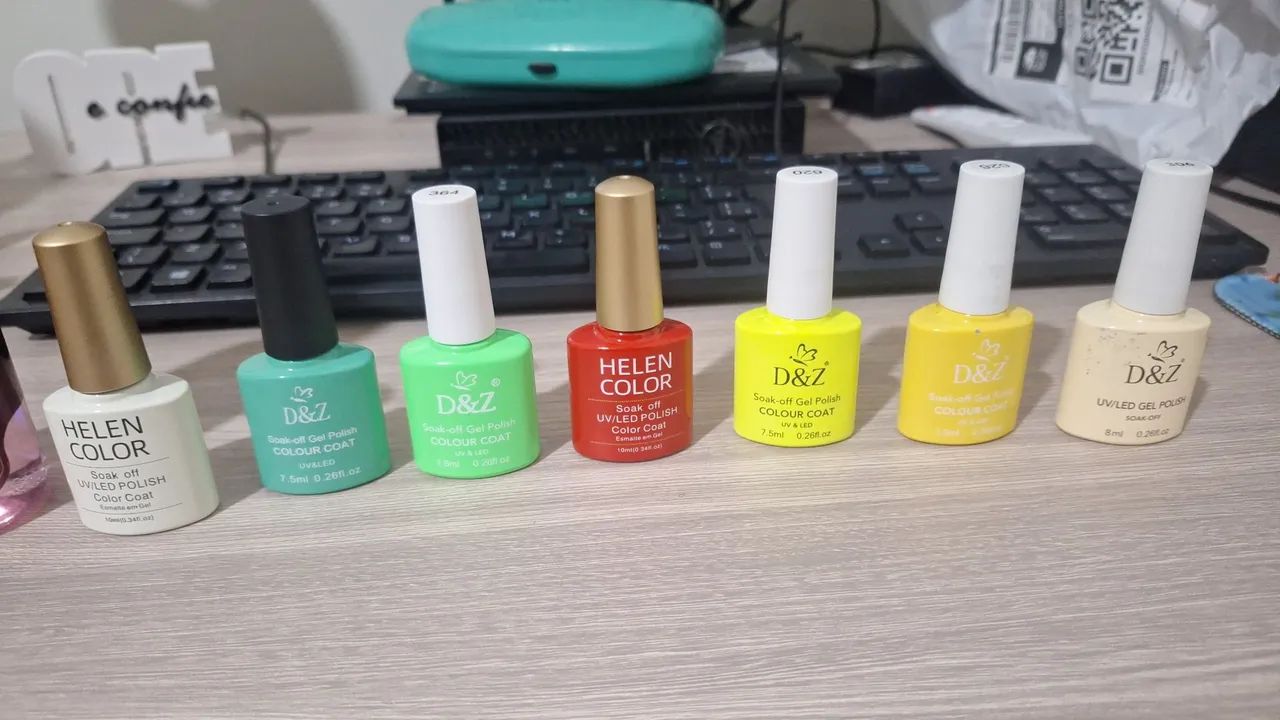 Kit completo para esmaltação em gel. - Foto 4