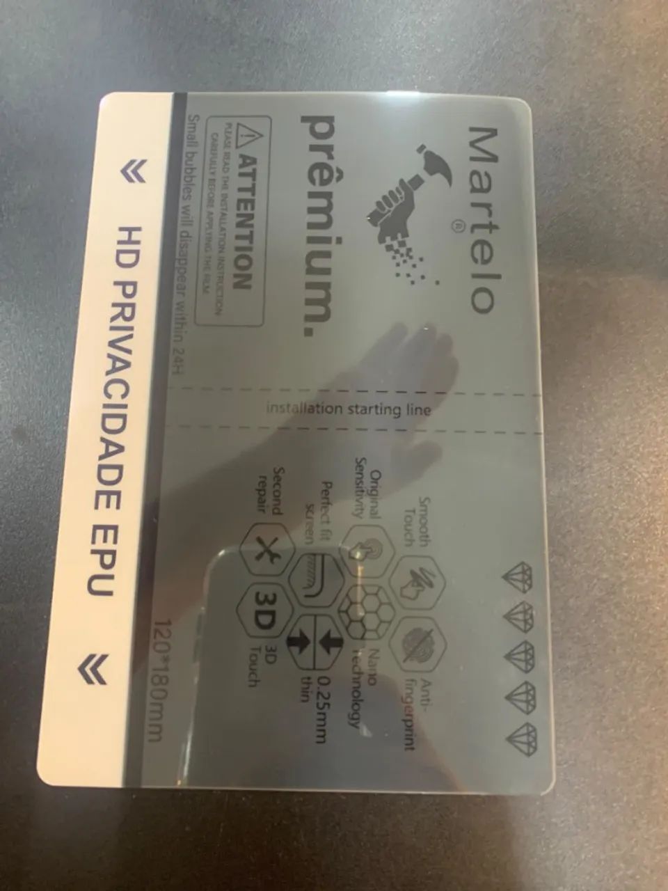 PELICULA DE HIDROGEL FOSCA/LISA/ E COM PRIVACIDADE PARA TODOS CELULARES - Foto 3