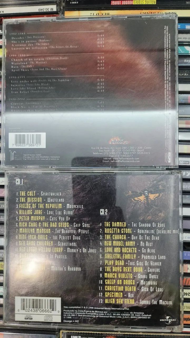 CDS ROCK GÓTICO COMBO 2 CDS anos 90 - Foto 2