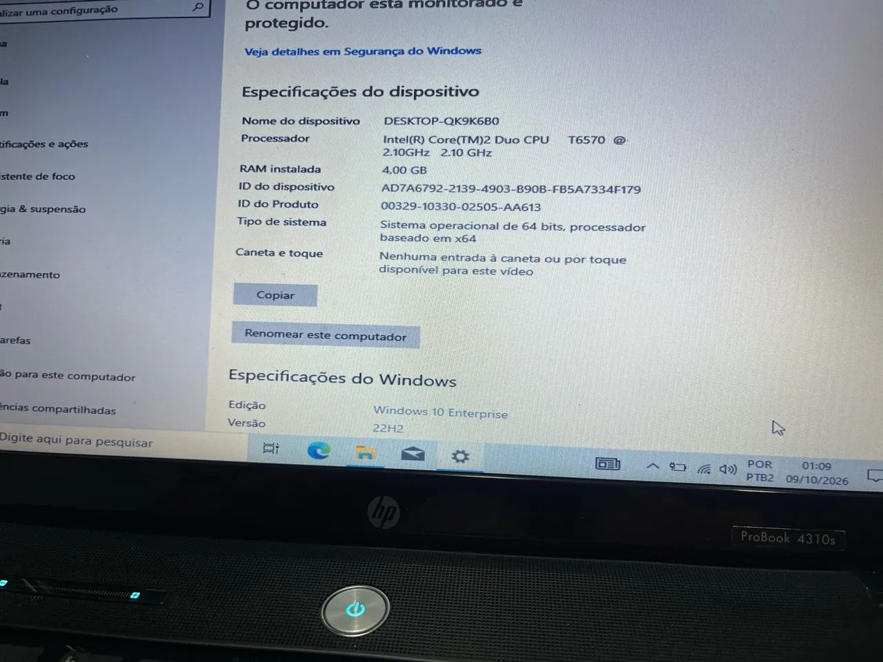 Notebook HP probook 4310s  - Foto 5