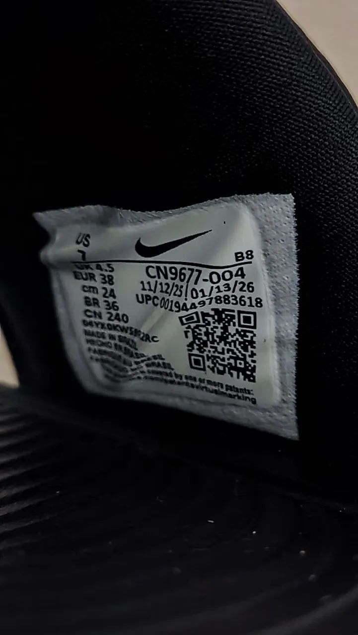 オーダー表 Chinelo Nike Victori One Preto 35/36 - Calçados - Vila Valparaíso