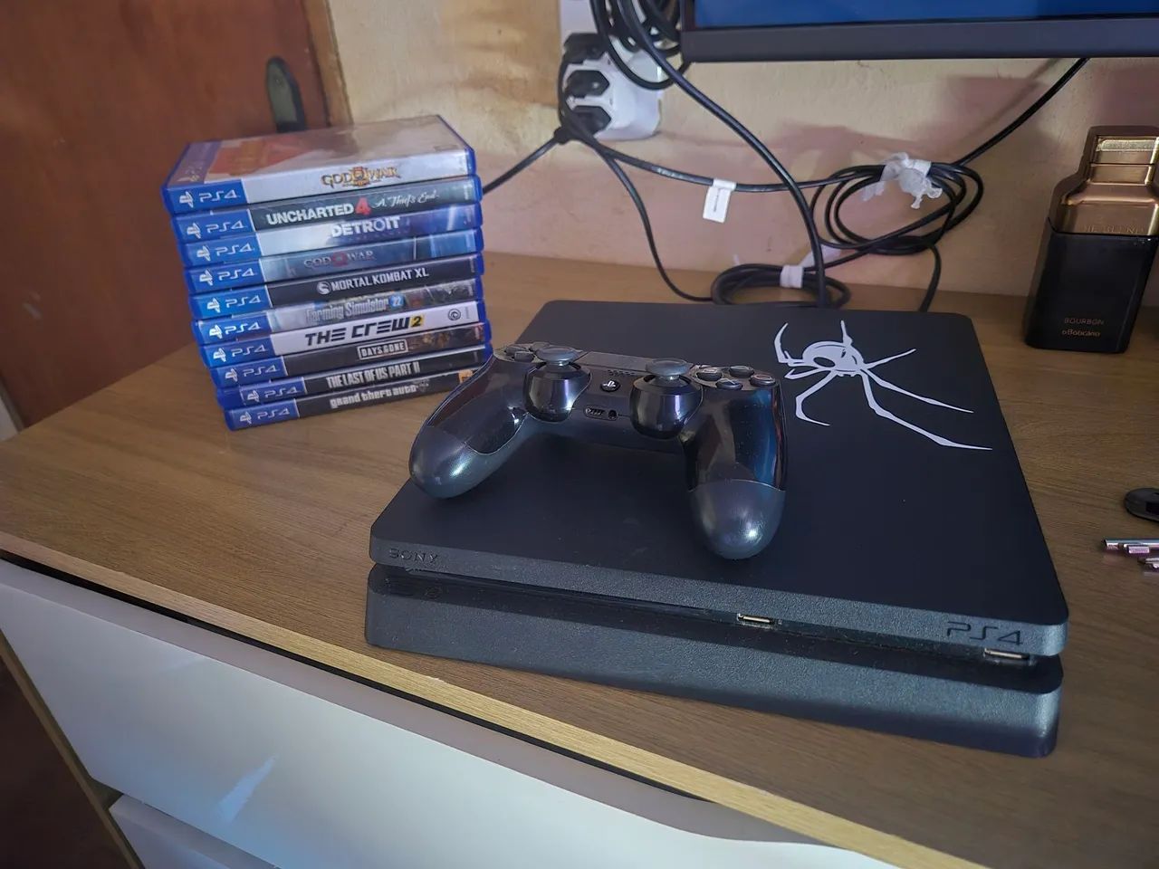 Ps4 slim, 500gb + jogos - Foto 2