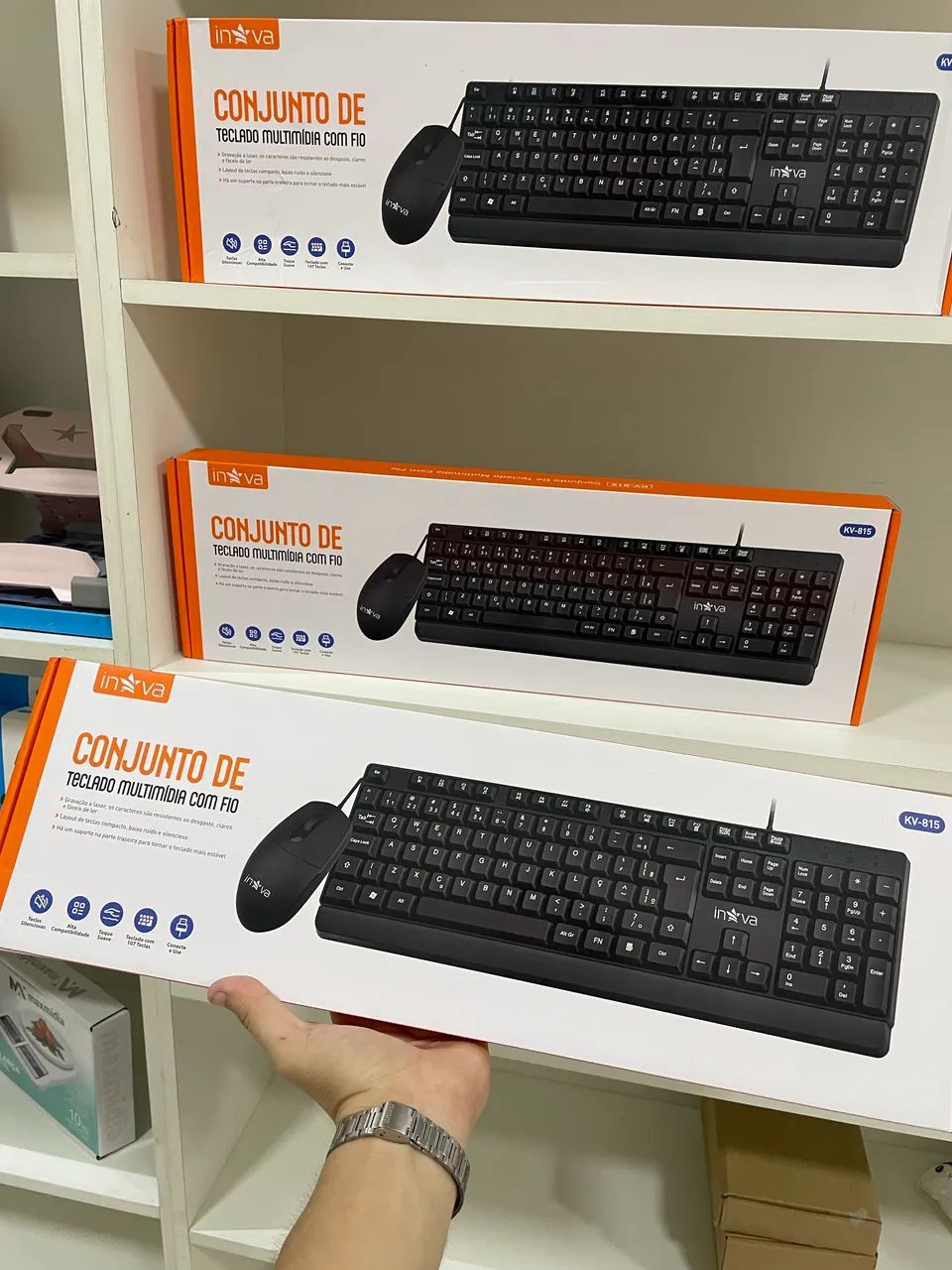 Kit Teclado e mouse - com fio - fazemos entregas 