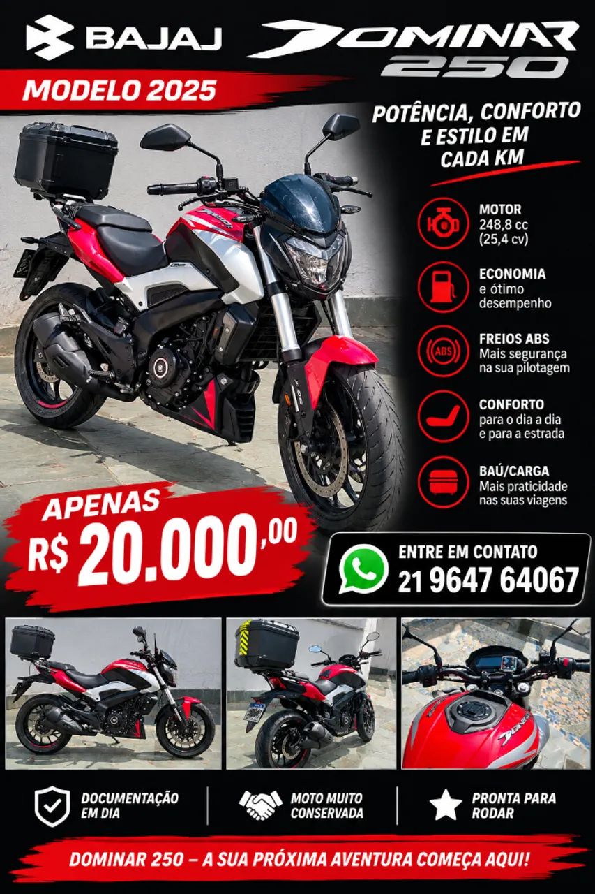 BAJAJ Dominar 250cc