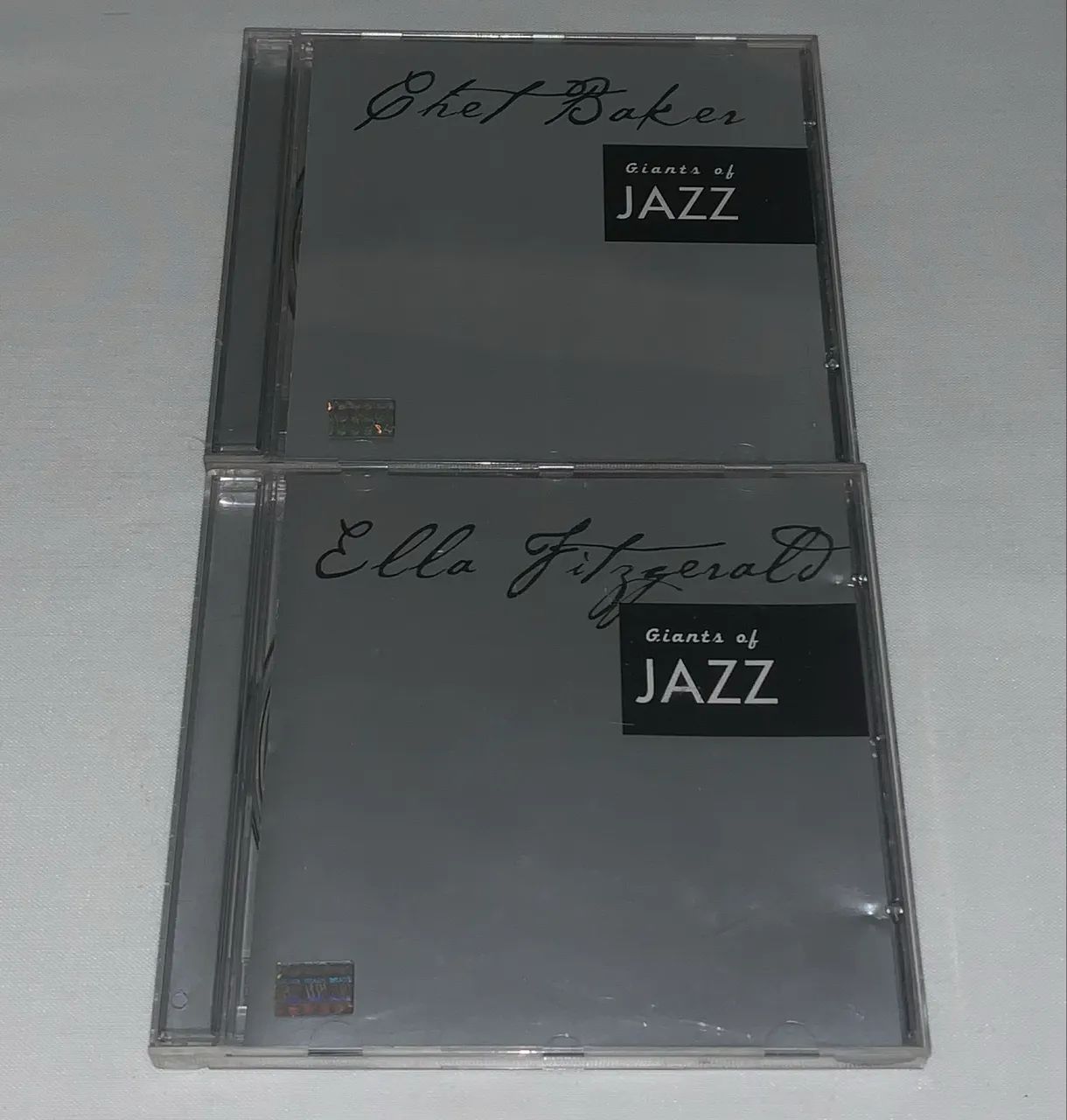 2 CDs Giants of Jazz Chet Baker e Ella Fitzgerald impecáveis - CDs