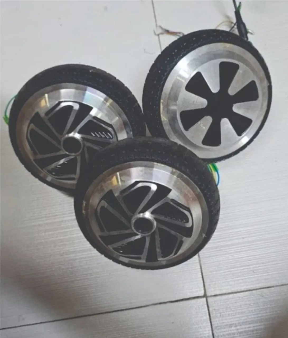 Motor de hoverboard 6.5 usando aluminio - Foto 2